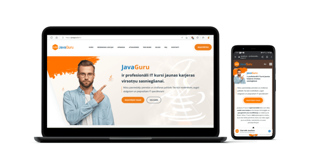 Java Guru mājas lapa