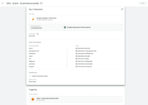 tag configuration