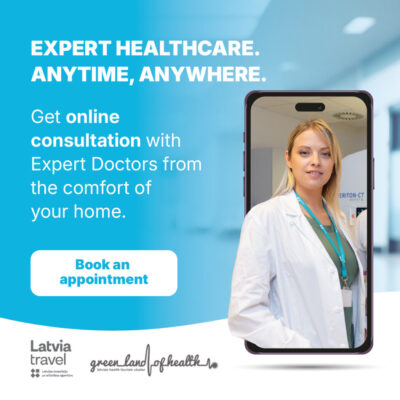 Health Travel Latvia ad creative